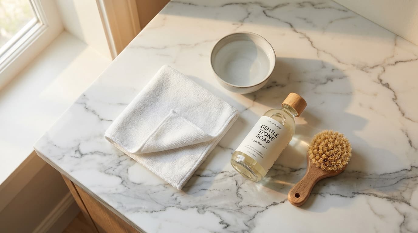 Essential supplies for caring for stone handicrafts