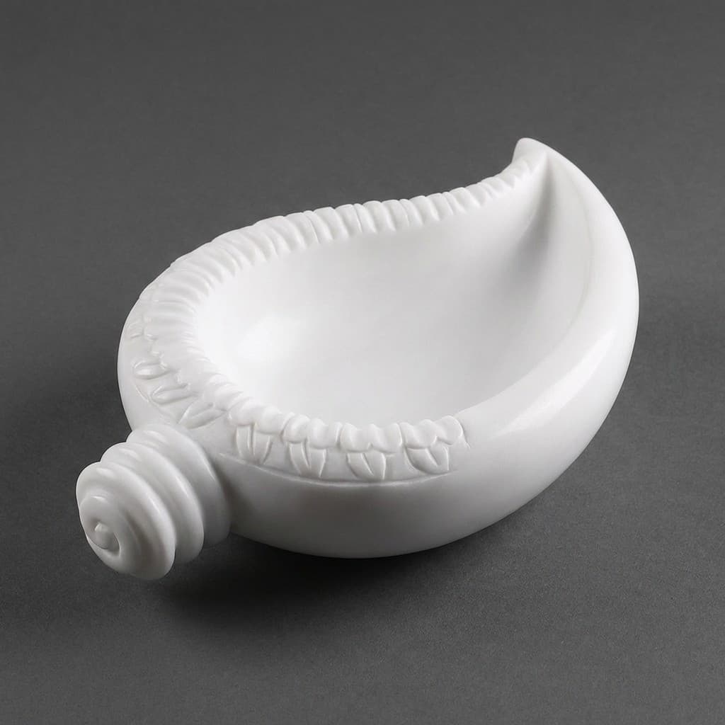 Artisan Hand-Carved Shankh Stone Urli Bowl - hero-light